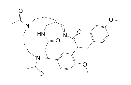 N(6),N(10)-Diacetyl-O(16),O(34)-dimethyl-16,17-dihydro-16,17-seco-aphelandrine