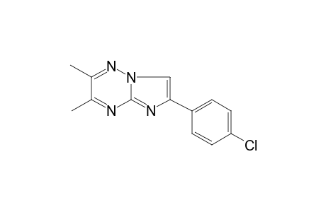 6-(4-Chlorophenyl)-2,3-dimethylimidazo[1,2-b][1,2,4]triazine