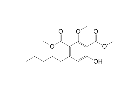 3-Methoxy-2,4-dimethoxycarbonyl-5-(pentyl)phenol