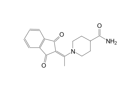 1-[1-(1,3-dioxo-1,3-dihydro-2H-inden-2-ylidene)ethyl]-4-piperidinecarboxamide