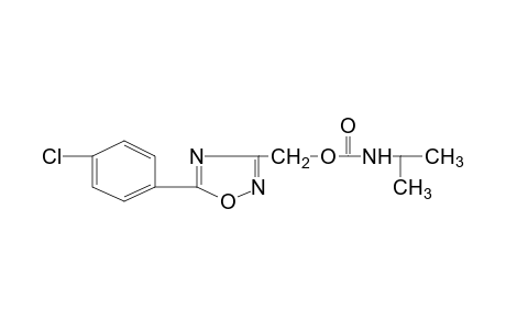 5-(p-chlorophenyl)-1,2,4-oxadiazole-3-methanol, isopropylcarbamate (ester)