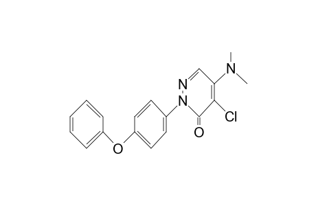 3(2H)-Pyridazinone, 4-chloro-5-(dimethylamino)-2-(4-phenoxyphenyl)-