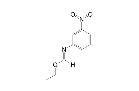 N-(m-NITROPHENYL)FORMIMIDIC ACID, ETHYL ESTER