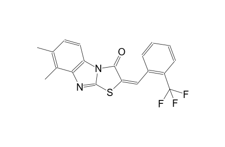thiazolo[3,2-a]benzimidazol-3(2H)-one, 7,8-dimethyl-2-[[2-(trifluoromethyl)phenyl]methylene]-, (2E)-