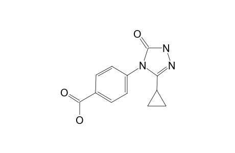 3-CYCLOPROPYL-4-(4-CARBOXYPHENYL)-4,5-DIHYDRO-1H-1,2,4-TRIAZOL-5-ONE