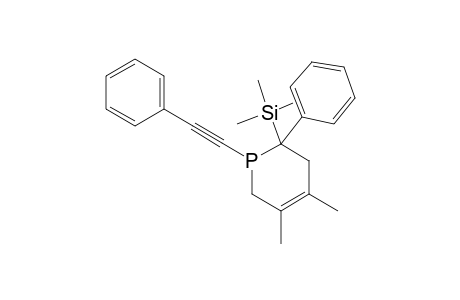 1,2,3,6-TETRAHYDRO-4,5-DIMETHYL-2-PHENYL-1-(PHENYLETHINYL)-(TRIMETHYLSILYL)-PHOSPHININE,ISOMER-#1