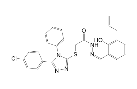 acetic acid, [[5-(4-chlorophenyl)-4-phenyl-4H-1,2,4-triazol-3-yl]thio]-, 2-[(Z)-[2-hydroxy-3-(2-propenyl)phenyl]methylidene]hydrazide