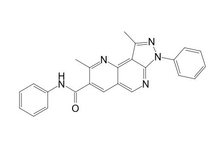 2,9-Dimethyl-N,7-diphenyl-7H-pyrazolo[3,4-h][1,6]naphthyridine-3-carboxamide