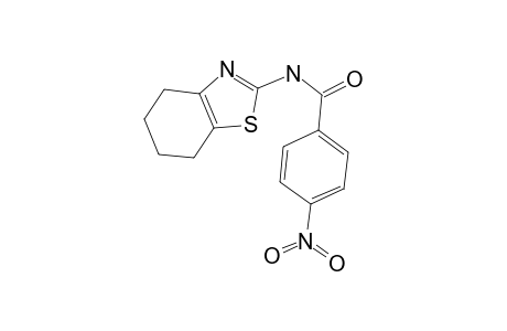 Benzamide, 4-nitro-N-(4,5,6,7-tetrahydrobenzothiazol-2-yl)-