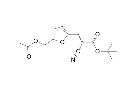 alpha-cyano-5-(hydroxymethyl)-2-furanacrylic acid, tert-butyl ester, acetate (ester)