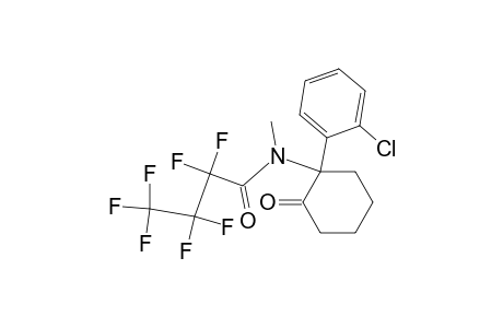 Ketamine-heptafluorobutyramide