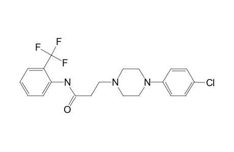 3-[4-(4-chlorophenyl)-1-piperazinyl]-N-[2-(trifluoromethyl)phenyl]propanamide