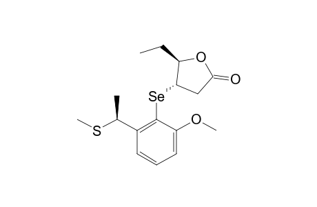 (4S,5R)-5-Ethyl-4-({2-Methoxy-6-[(1S)-1-(methylthio)ethyl]phenyl}seleno)dihydrofuran-2(3H)-one