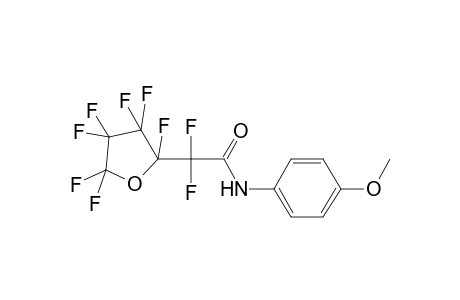 2,2-Difluoro-2-(2,3,3,4,4,5,5-heptafluorotetrahydro-2-furanyl)-N-(4-methoxyphenyl)acetamide