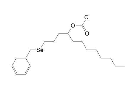 1-(3-Benzylselanylpropyl)nonyl carbonochloridate