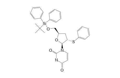 1-[5-O-(tert-BUTYL-DIPHENYLSILYL)-2,3-DIDEOXY-2-PHENYLTHIO-beta-D-ERYTHRO-PENTOFURANOSYL]-URACIL