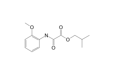 Oxalic acid, monoamide, N-(2-methoxyphenyl)-, isobutyl ester