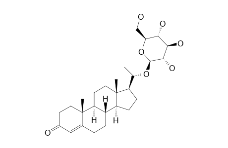 (3-OXO-PREGN-4-EN-20-ALPHA-YL)-BETA-D-GLUCOPYRANOSIDE
