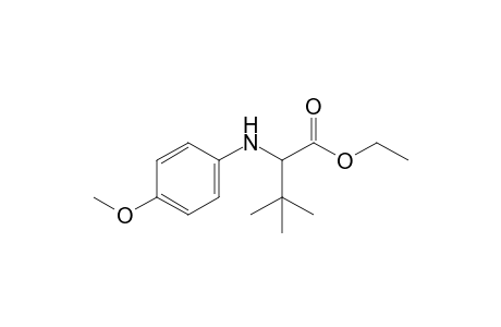 2-(4-Methoxyanilino)-3,3-dimethylbutanoic acid ethyl ester