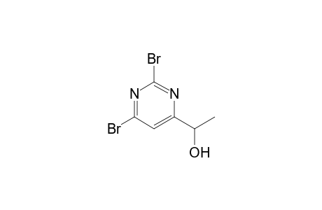 2,4-DIBROMO-6-(1-HYDROXYETHYL)-PYRIMIDINE