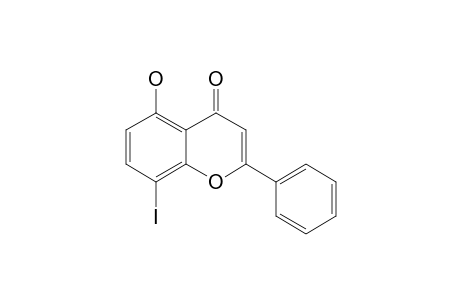 5-HYDROXY-8-IODO-2-PHENYLCHROMONE