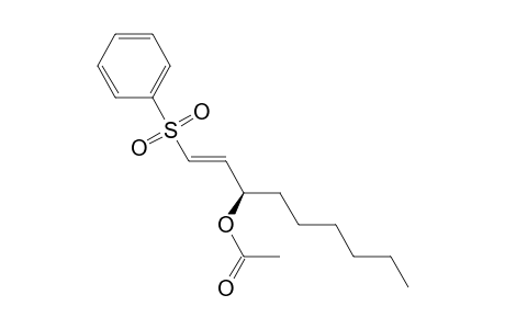 (R)-1-(phenylsulfonyl)-1-nonen-3-ol Acetate