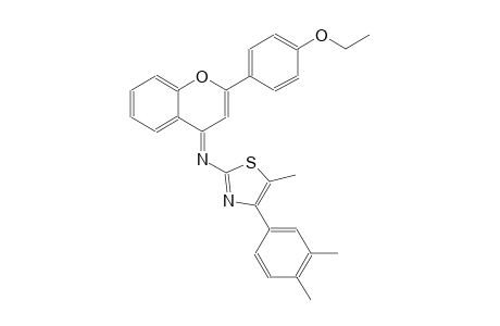 2-thiazolamine, 4-(3,4-dimethylphenyl)-N-[(4E)-2-(4-ethoxyphenyl)-4H-1-benzopyran-4-ylidene]-5-methyl-