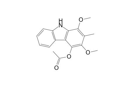 (1,3-dimethoxy-2-methyl-9H-carbazol-4-yl) acetate