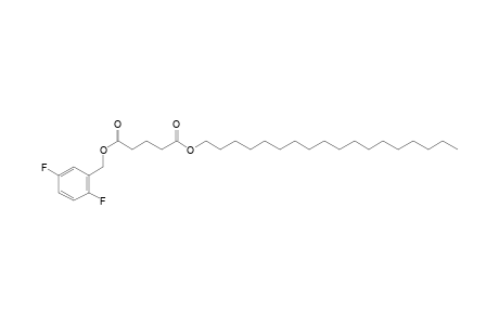 Glutaric acid, 2,5-difluorobenzyl octadecyl ester