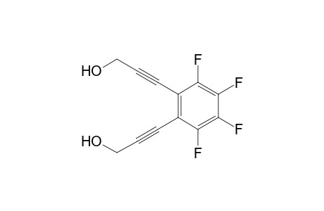 3-[2,3,4,5-Tetrafluoro-6-(3-hydroxyprop-1-ynyl)phenyl]prop-2-yn-1-ol