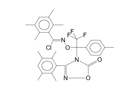 O-{1-[4-DELTA2-3-(2,3,5,6-TETRAMETHYLPHENYL)-5-OXO-1,2,4-OXADIAZOLYL]-1-(4-METHYLPHENYL)-2,2,2-TRIFLUOROETHYL}-2,3,5,6-TETRAMETHYLPHENYLHYDROXAMICACID, CHLOROANHYDRIDE