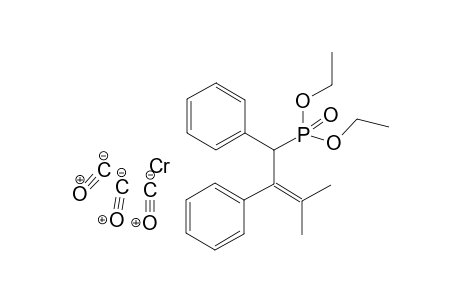 Tricarbonyl{eta6-[1-(diethoxyphosphoryl)-3-methyl-2-phenylprop-2-en-1-yl]benzene}chromium(0)