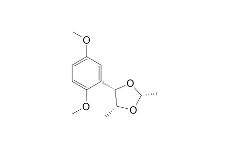 REL-(2R,4S,5R)-4-(2',5'-DIMETHOXYPHENYL)-2,5-DIMETHYL-1,3-DIOXOLANE