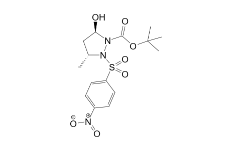 (3R,5R)-2-tert-Butoxycarbonyl-5-methyl-1-(4-nitrophenylsulfonyl)pyrazolidin-3-ol