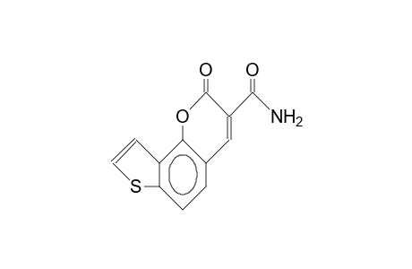 2-Oxo-2H-thieno(2,3-H)(1)-benzopyran-3-carboxamide