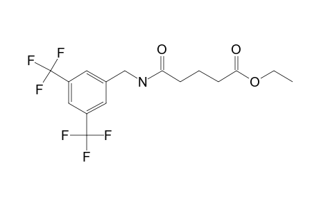 Glutaric acid, monoamide, N-(3,5-di(trifluoromethyl)benzyl)-, ethyl ester