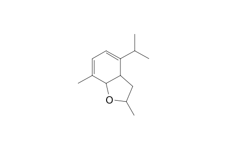 Benzofuran, 4,5,6,7-tetrahydro-2,7-dimethyl-4-(1-methylethyl)-