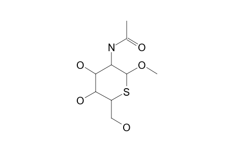 Methyl-2-acetamido-2-deoxy-5-thio.alpha.-D-glucopyranoside