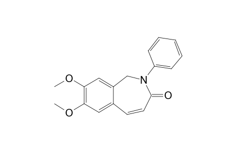 7,8-DIMETHOXY-2-PHENYL-1,2-DIHYDRO-3H-2-BENZAZEPIN-3-ONE