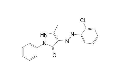 1-Phenyl-3-methyl-4-(2-chlorophenylazo)-5-pyrazolone