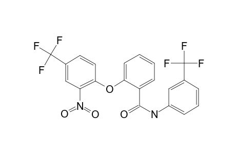 Benzamide, 2-(4-trifluoromethyl-2-nitrophenoxy-N-(3-trifluoromethylphenyl)-