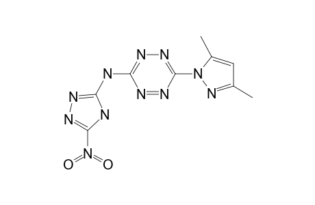 6-(3,5-Dimethylpyrazol-1-yl)-N-(5-nitro-4H-1,2,4-triazol-3-yl)-1,2,4,5-tetrazin-3-amine