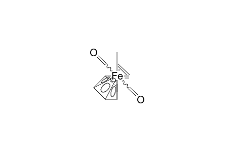 Dicarbonyl.eta.(5)-cyclopentadienyl-iron-propylene-cation