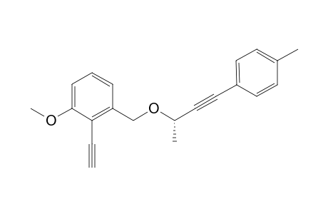 1-Methoxy-2-ethynyl-3-({[(1S)-1-methyl-3-(4-methylphenyl)-prop-2-yn-1-yl]oxy}methyl)benzene