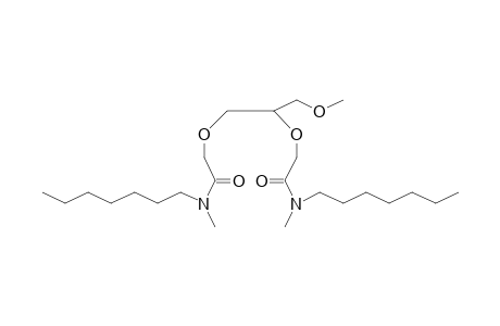 n-Heptyl-2-(2-[(heptyl-methyl-carbamoyl)-methoxy]-3-methoxy-propoxy)-N-methyl-acetamide