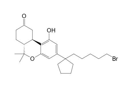 (6aR,10aR)-3-[1-(5-Bromopentyl)cyclopentyl]-6,6a,7,8,10,10a-hexahydro-1-hydroxy-6,6-dimethyl-9H-dibenzo[b,d]pyran-9-one