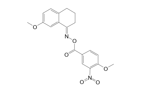 (1E)-7-methoxy-3,4-dihydro-1(2H)-naphthalenone O-(4-methoxy-3-nitrobenzoyl)oxime