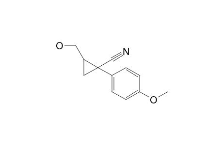 2-(Hydroxymethyl)-1-(4-methoxyphenyl)cyclopropanecarbonitrile