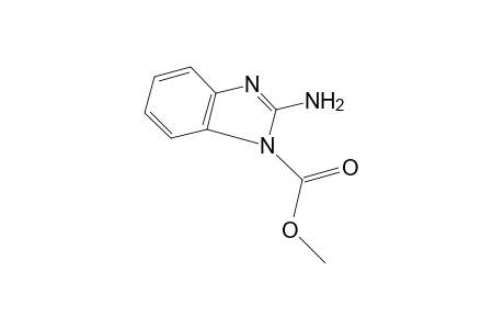 2-amino-1-benzimidazolecarboxylic acid, methyl ester