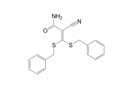 3,3-bis(benzylthio)-2-cyanoacrylamide